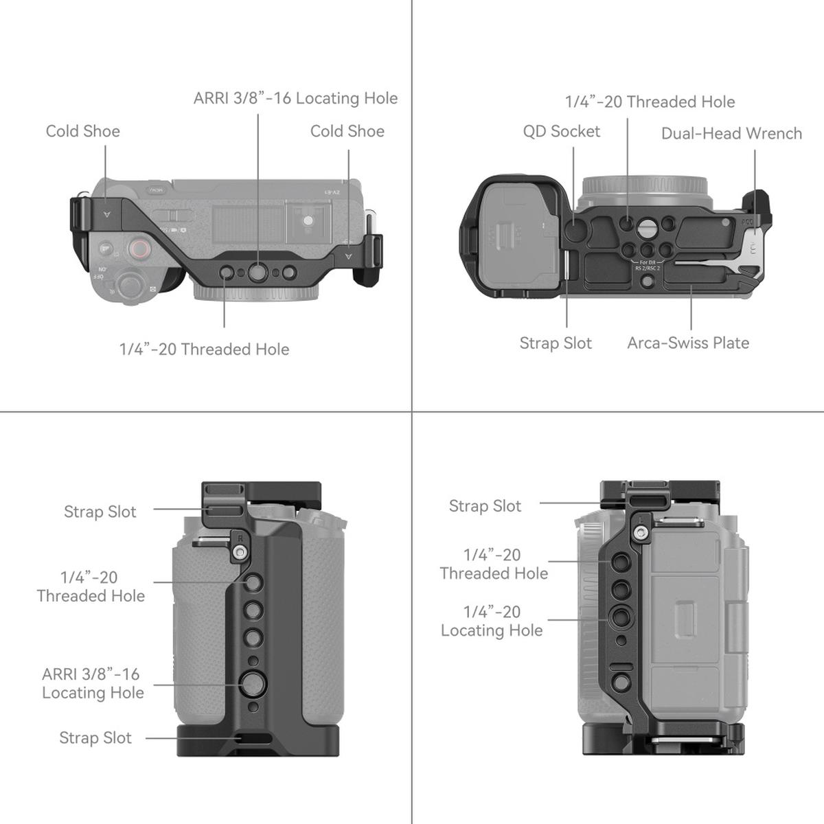 SmallRig 4256 Cage for Sony ZV-E1