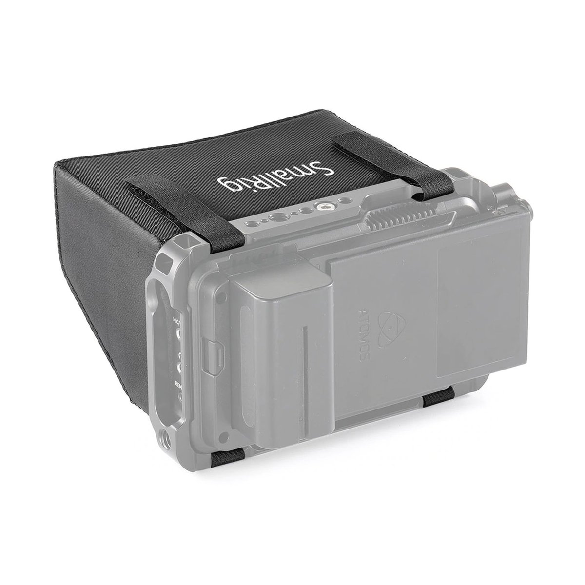SmallRig 2269 Sunhood für Atomos Ninja V (passender Sonnenschutz für Cage 2209) - Anwendungsbeispiel: SmallRig Sonnenschutzhaube auf Atomos Monitor installiert SmallRig 2269 Sunhood für Atomos Ninja V (passender Sonnenschutz für Cage 2209) - Anwendungsbeispiel: SmallRig Sonnenschutzhaube auf Atomos Monitor installiert