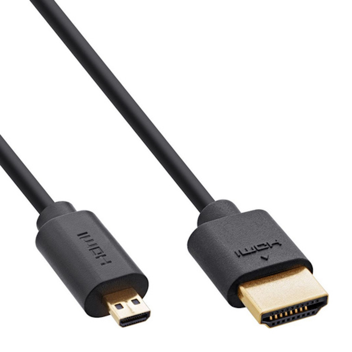 InLine Slim Ultra HDMI-Kabel A- auf D- Micro