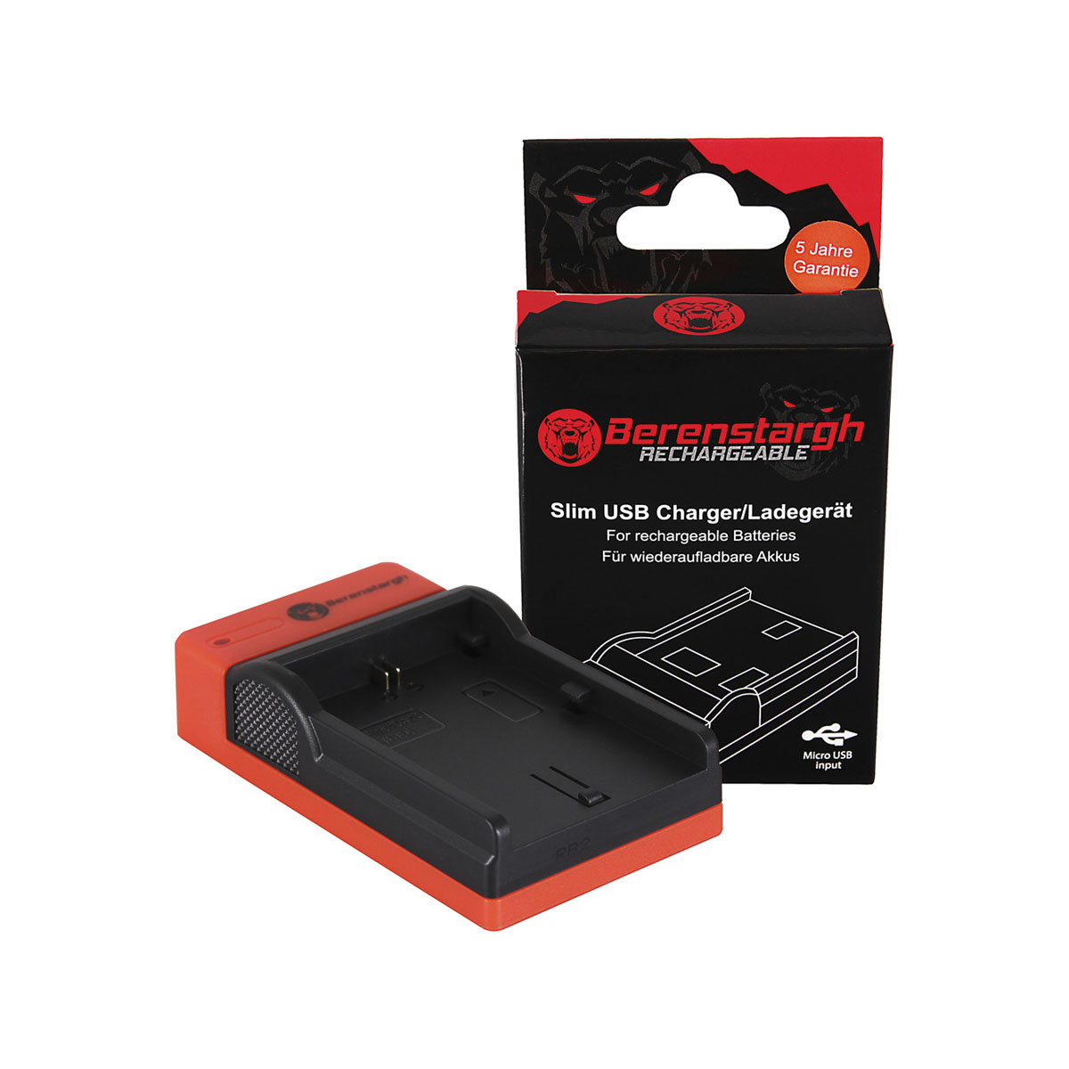 Berenstargh Micro USB Ladegerät für Canon LP-E6