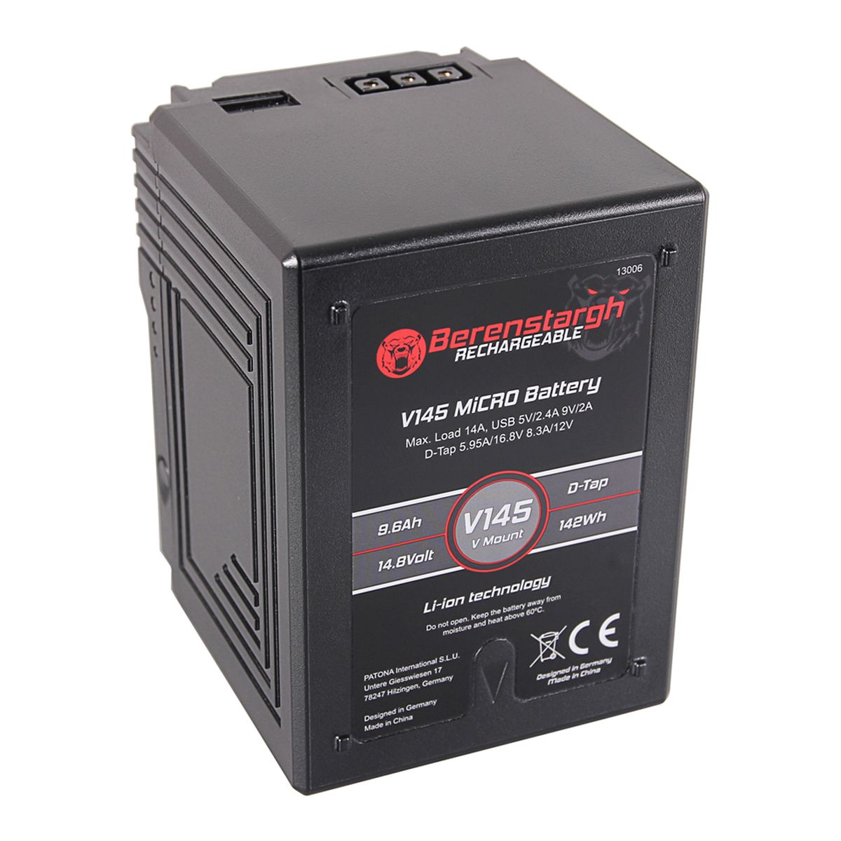 Berenstargh Akku Typ V145 V-Mount