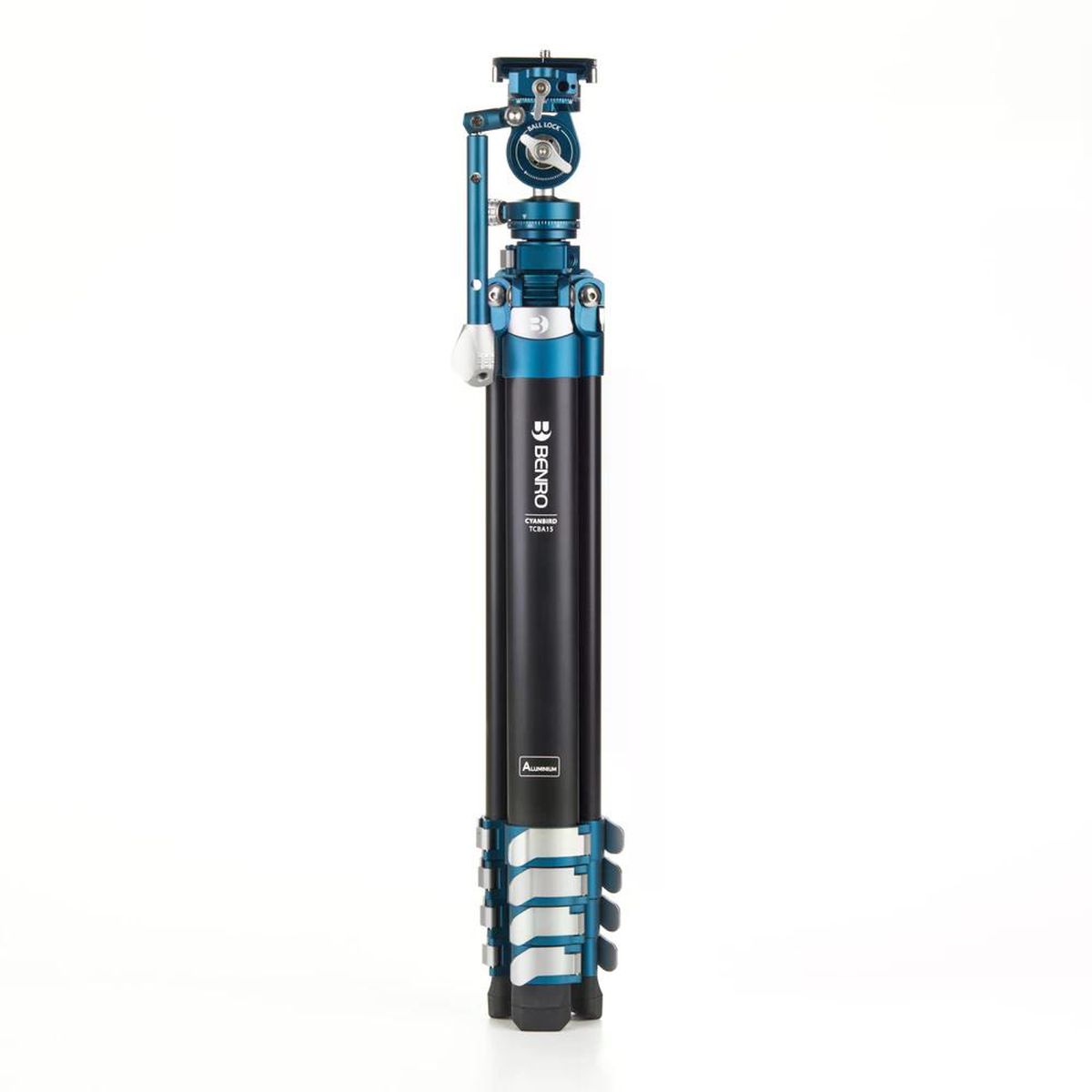 Benro Cyanbird Aluminium Stativ mit FS20PRO Kopf Gesamtansicht zusammengeklappt