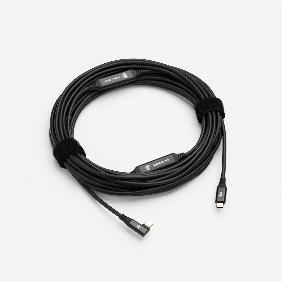 CobraTether USB-C / USB-C 90° 10m schwarz