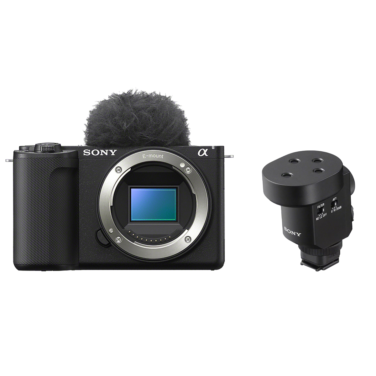 Sony Alpha ZV-E10 II Kit + Sony ECM-M1 Mikrofon
