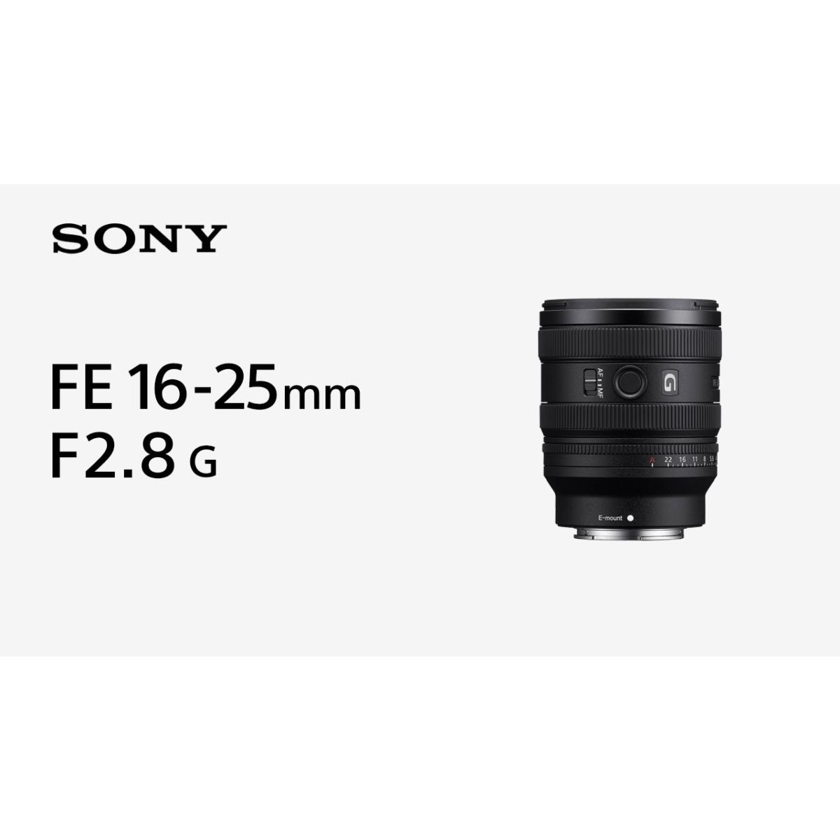 Sony 16-25 mm 1:2,8 G FE