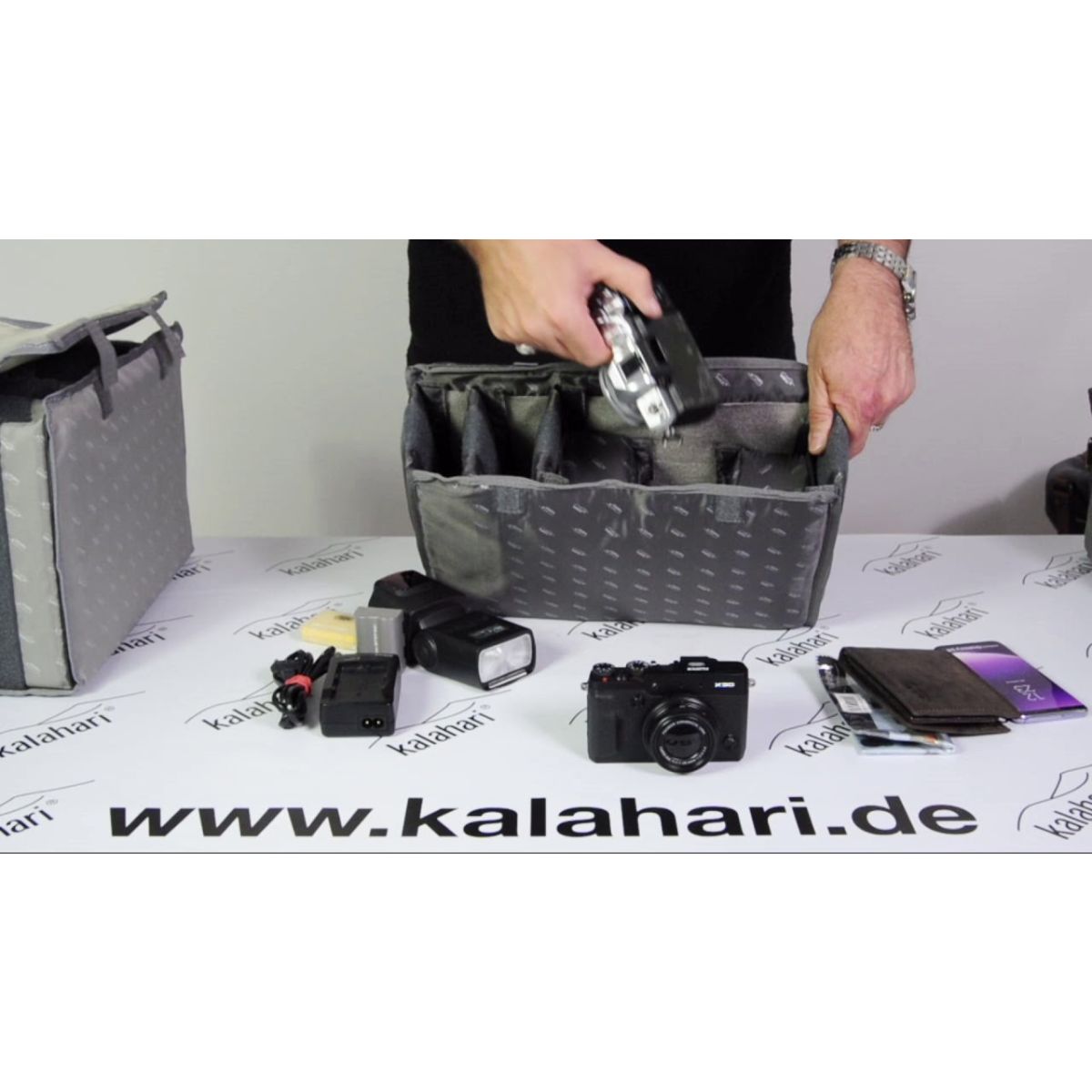 kalahari BI-L Tascheneinsatz für Kameras, Gr. L