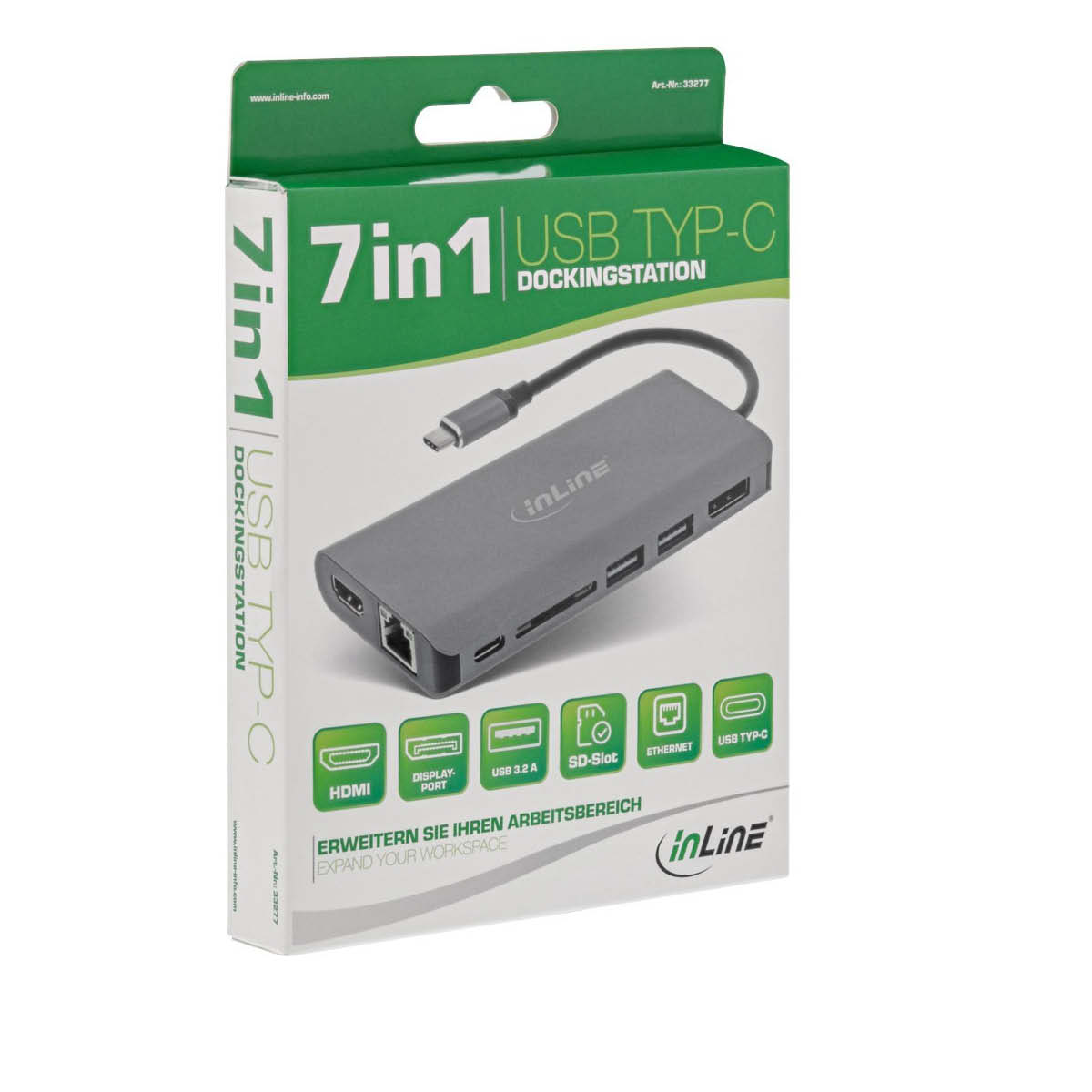 InLine 7in1 USB Typ-C Dockingstation