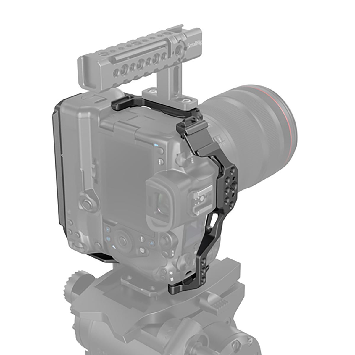 SmallRig 3464B Cage für Canon EOS R5/R6/R5C/R6 Mark II mit BG-R10 Batteriegriff