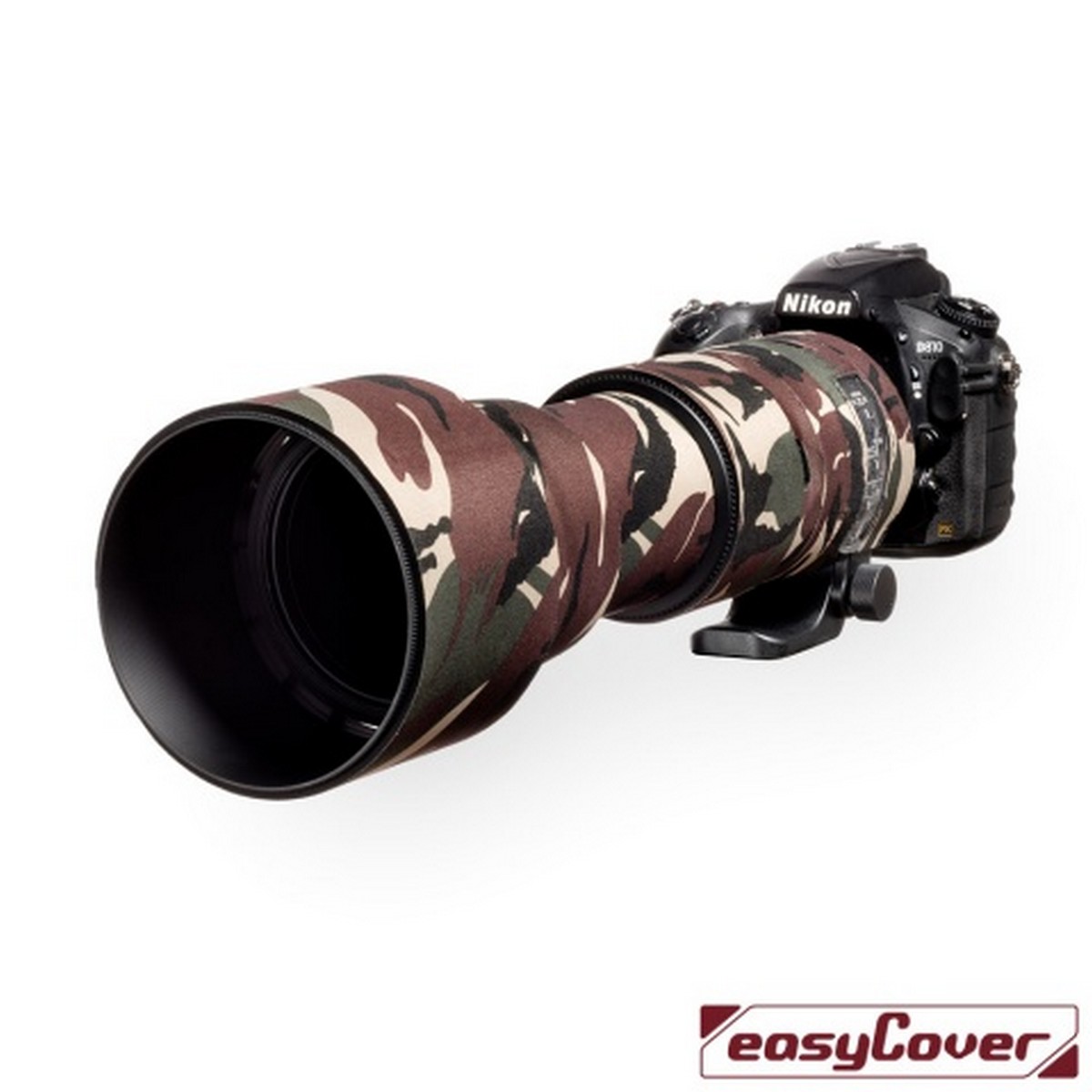 Easycover Lens Oak Objektivschutz für Sigma 150-600 mm 1:5-6,3 DG OS HSM Contemporary Grün Camouflage