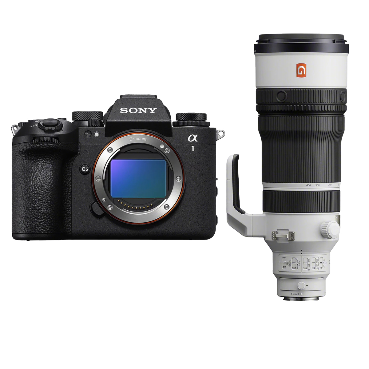 Sony Alpha 1 II mit 100-400 mm 1:4,5 GM Vollformatkamera und Telezoomobjektiv