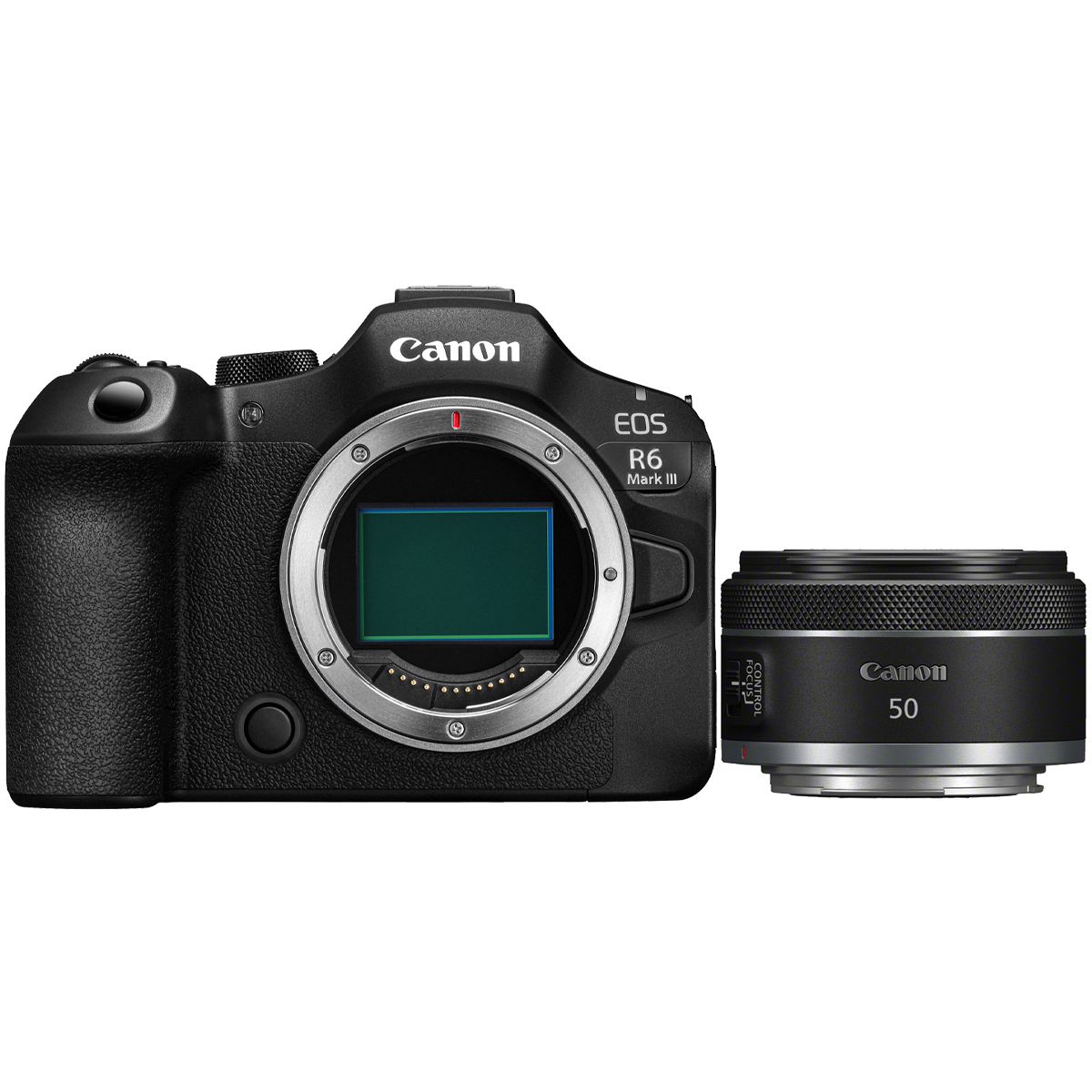Canon EOS R6 Mark III mit Canon 50 mm 1:1,8 RF STM