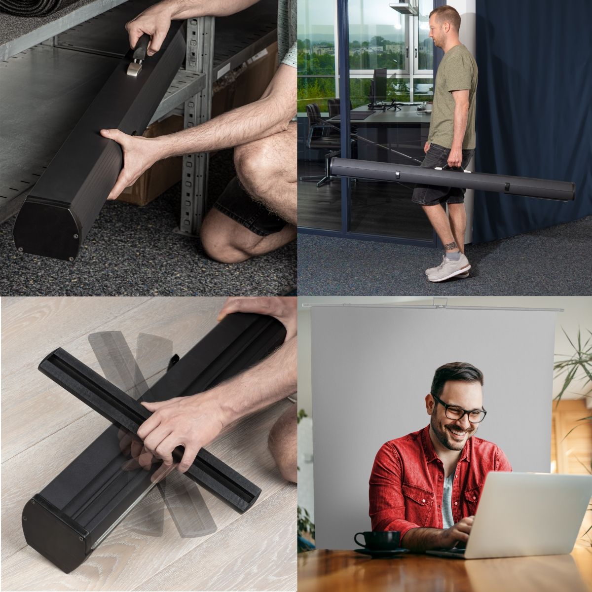 Walimex pro Roll-up Panel Hintergrund grau 210x220