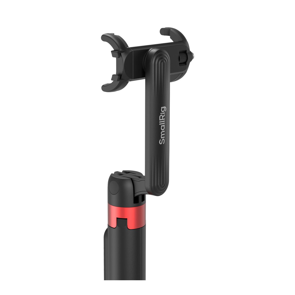 SmallRig 4729 ST-25 Pro schwarz Selfie Stick Stativ - Detailansicht SmallRig Smartphone-Halterung, Klemmbacken und Gelenk