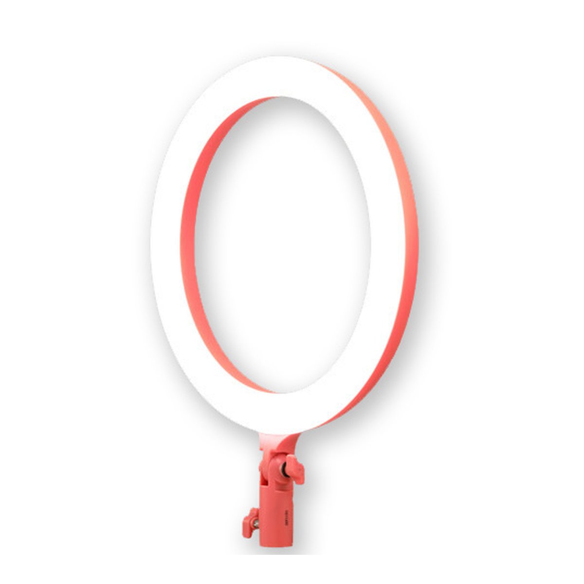 Godox LR120 LED Ring Licht Pink - Rosa Ringlicht, beleuchtet, Frontansicht