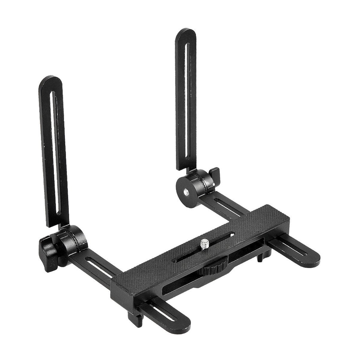 Godox Witstro AR400 (2020 Model) - Produktdarstellung der schwarzen, verstellbaren Halterung für Kamera oder Blitz