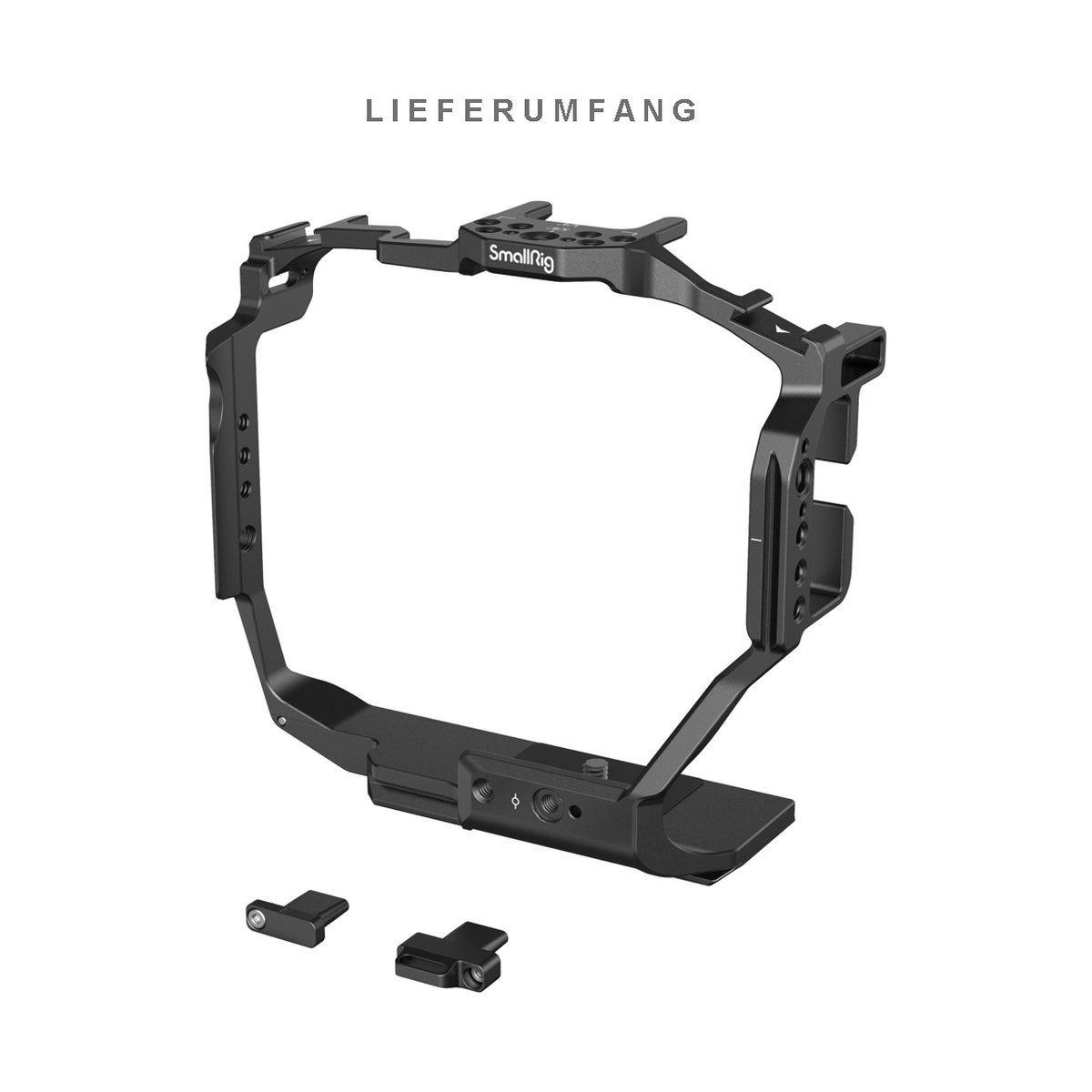 SmallRig 3884 Cage für Canon EOS R3 - Lieferumfang des Kamera-Cages mit Zubehör SmallRig 3884 Cage für Canon EOS R3 - Lieferumfang des Kamera-Cages mit Zubehör