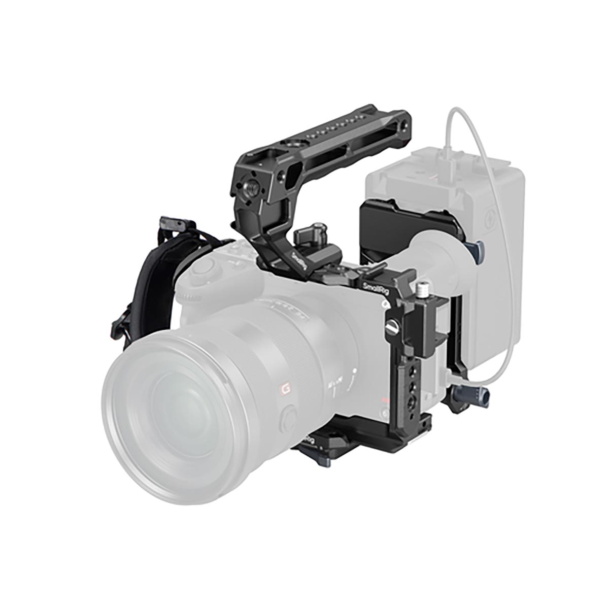 SmallRig 5590 Advanced Cage Kit mit Batterieplatte für Sony FX2