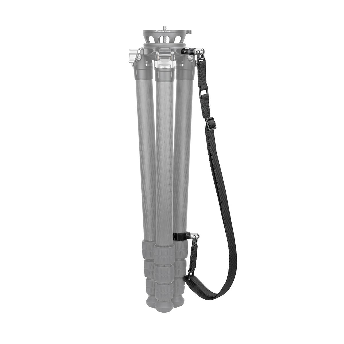 Leofoto Tragegurt Strap-32LM inkl. QD-Stativbeinschelle 32 mm und QD-Buchse 3/8"