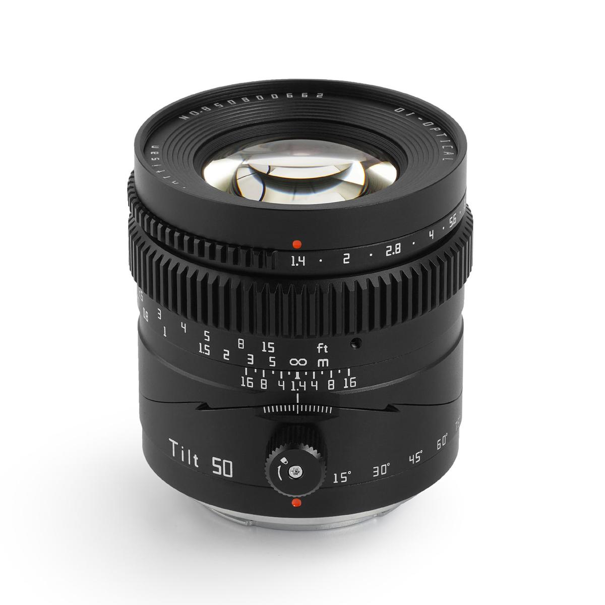 TTArtisan 50mm f/1,4 Tilt für Sony E Vollformat