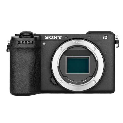 Sony Alpha 6700 APS-C Kamera, Frontansicht ohne Objektiv