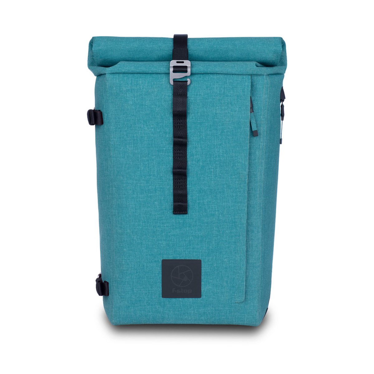 F-Stop DYOTA 11 North Sea (türkis) - Türkiser Roll-Top Rucksack, Frontansicht