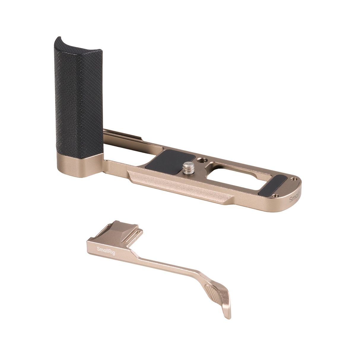 SmallRig 6136 L-Shaped Mount Plate mit Wooden Handle für Lumix L10 Titan