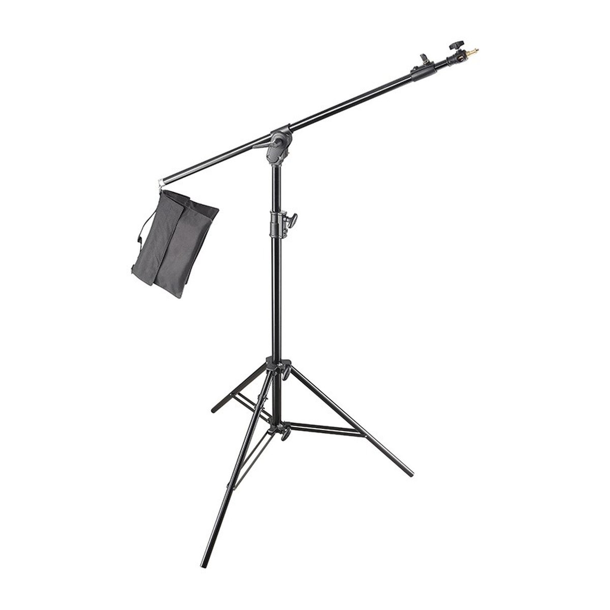 Godox 420LB Lichtmaststativ - Vollansicht Lichtstativ mit Galgenarm und Sandsack
