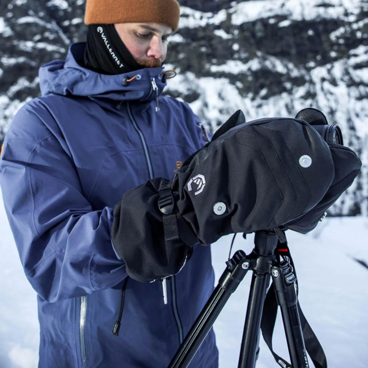 VALLERRET Alta Arctic Mitt Fotohandschuhe Schwarz XL