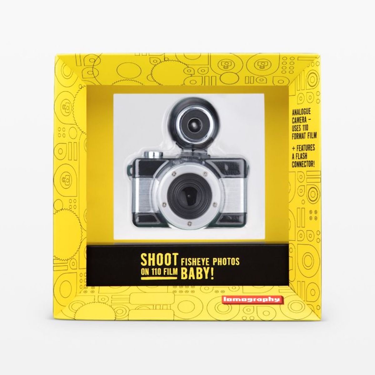 Lomography Fisheye Baby 110 Metal Schwarz