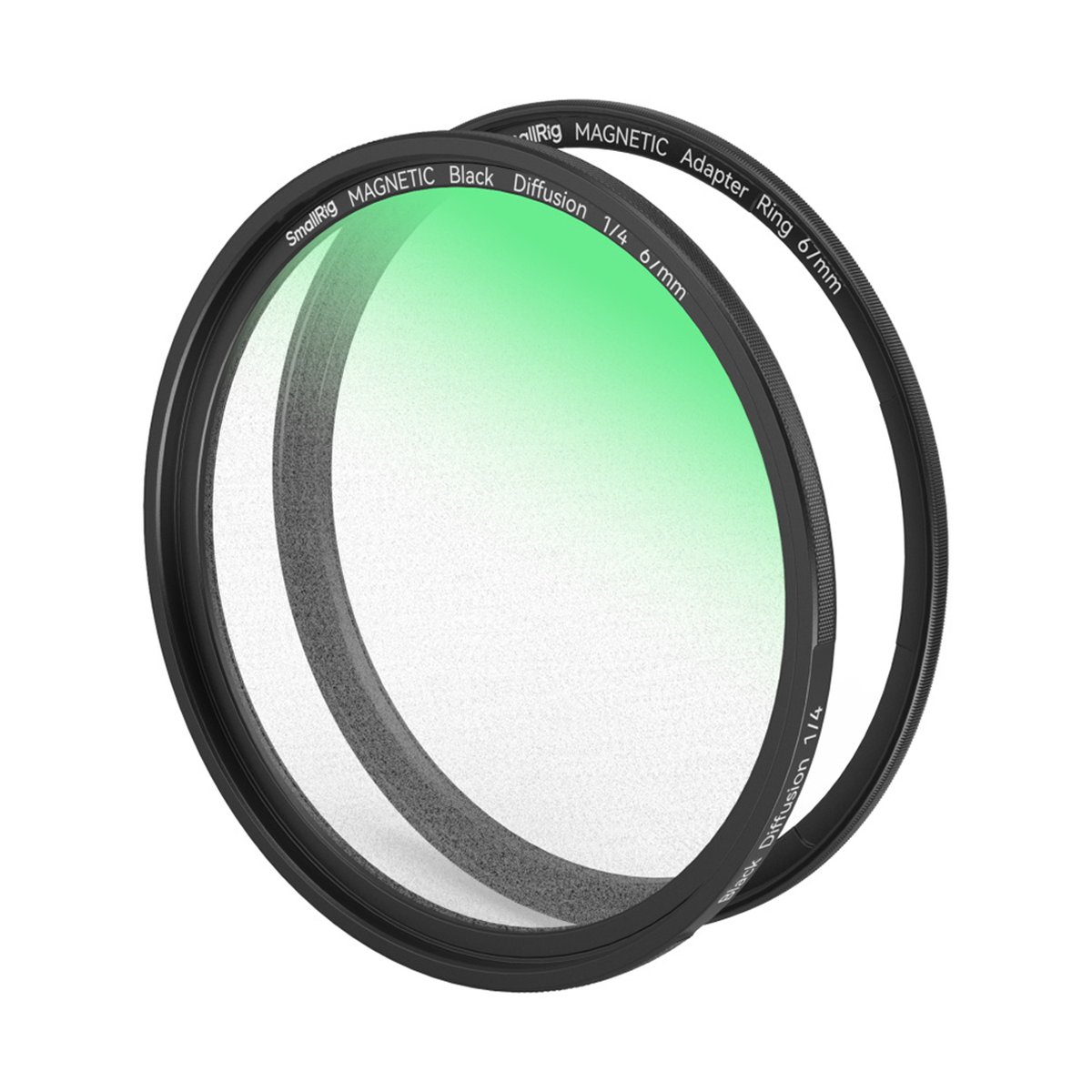 SmallRig 4583 Attachable 1/4 Effect Black Mist Filter 67 mm - Lieferumfang: SmallRig Magnetischer Black Diffusion 1/4 Filter und Adapterring