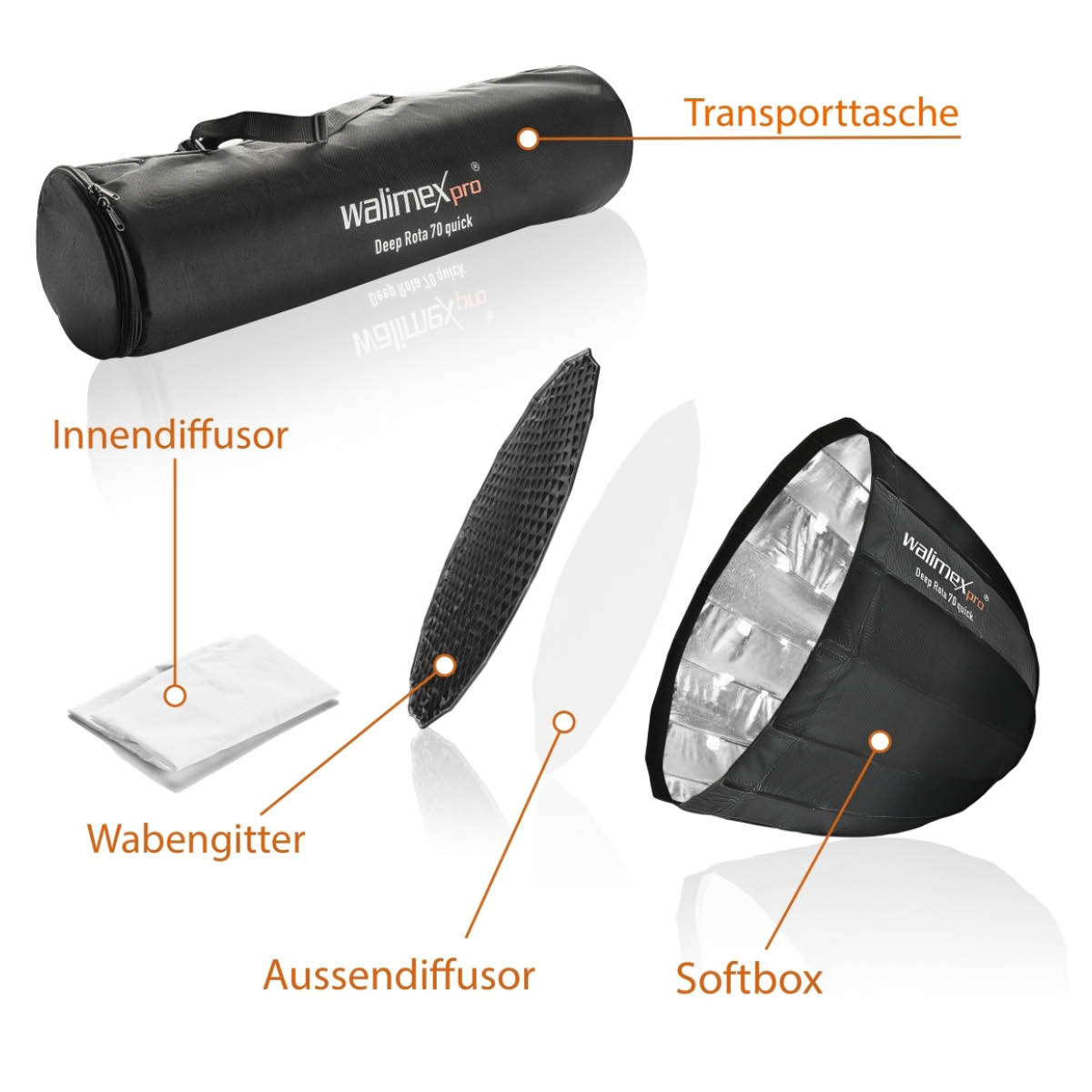 Walimex Pro Studio Line QA70 Deep Rota Softbox