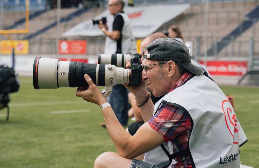 Sony Alpha System Sportfotografie Rhein Fire Telezoomobjektiv
