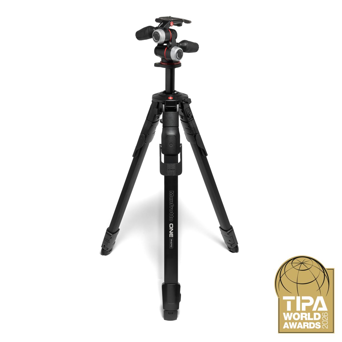 Manfrotto One Photo Alu Stativ mit XPRO 3-Wege-Neiger