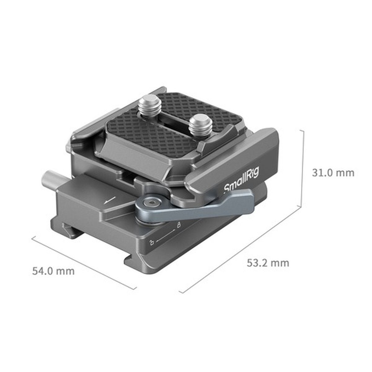 SmallRig 4639 HawkLock H38 Arca-Swiss QR Plate für DJI Stabilizers