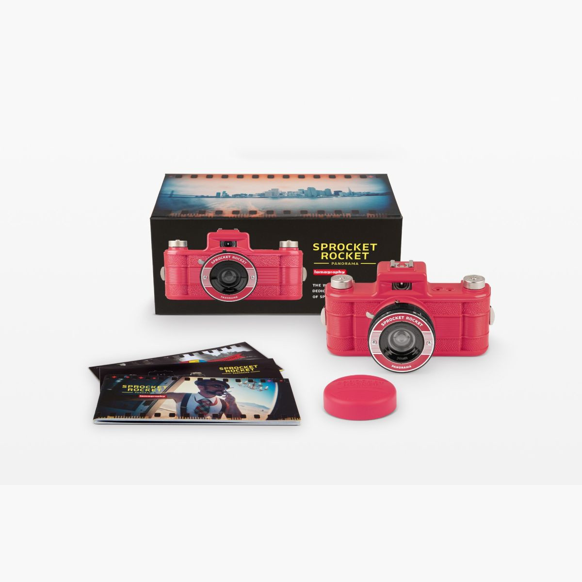 Lomography Sprocket Rocket 35 mm Panorama Kamera Bittersweet