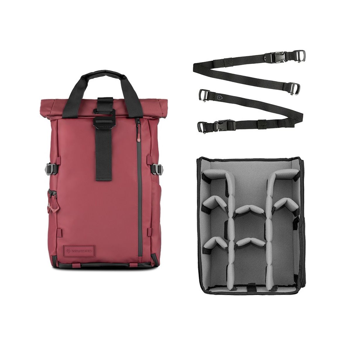 Wandrd PRVKE 31L Pro Photography Bundle V4 Rhone Burgundy