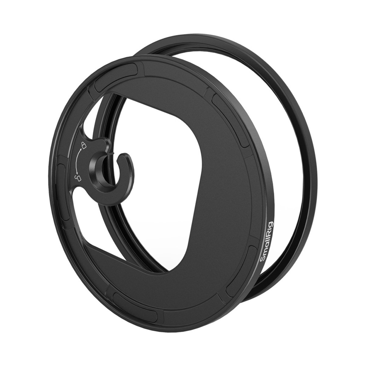 SmallRig 4587 Attachable Filter Adapter (M-Mount) 67 mm - SmallRig Filterrahmen: Vorderansicht mit Verriegelungssystem