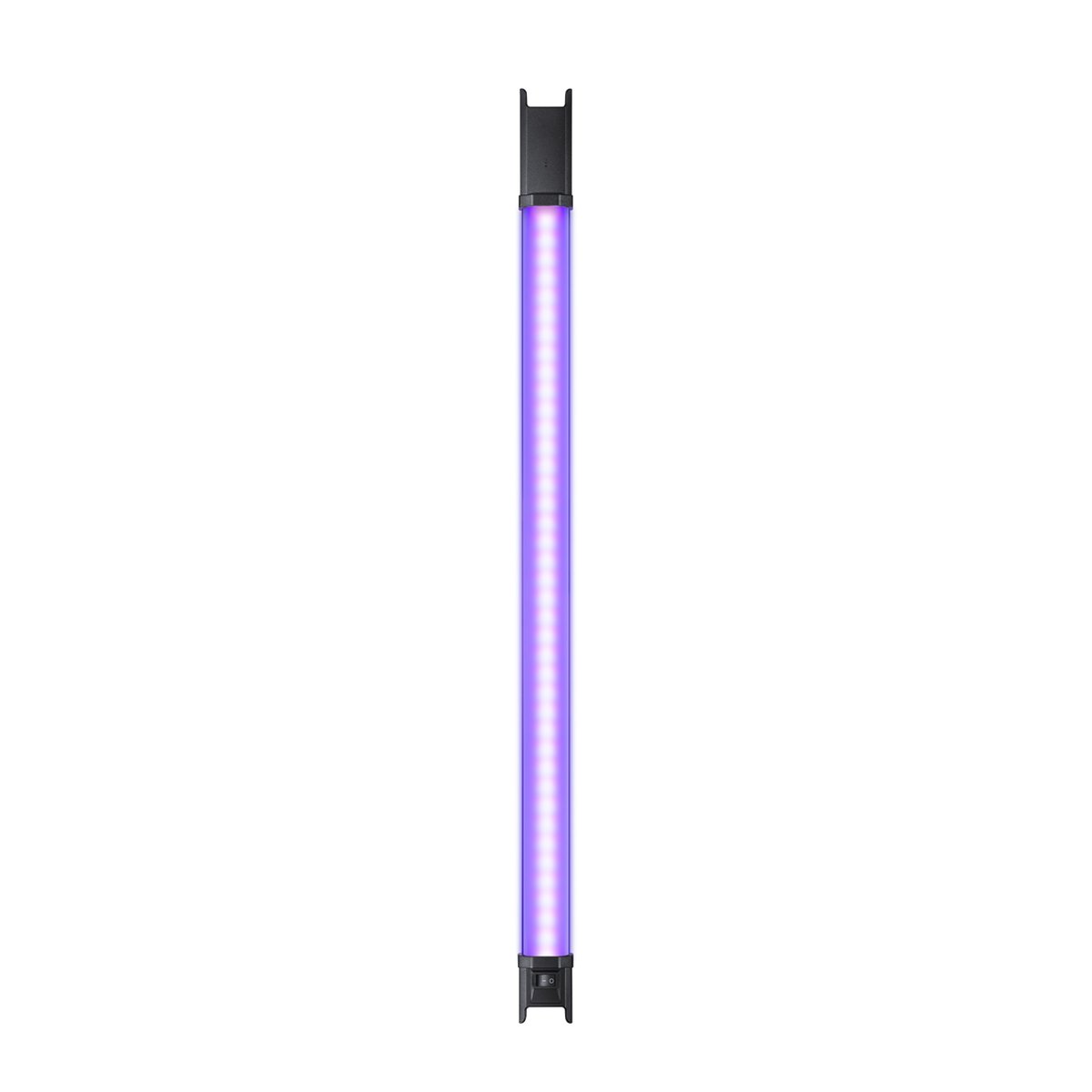 Godox TL60 Tube Light - LED-Lichtstab leuchtet violett, Frontansicht