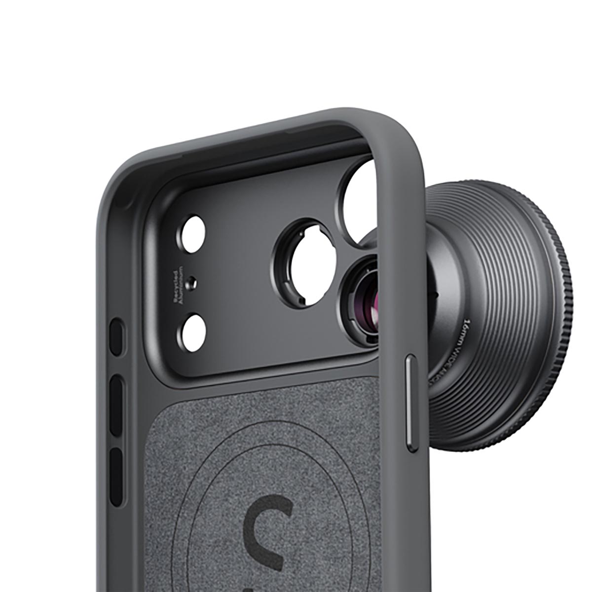 ShiftCam Case dark grey für iPhone 17 Pro S-Mount