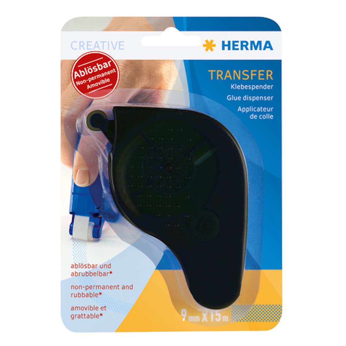 Herma Transferspender schwarz 15 Meter