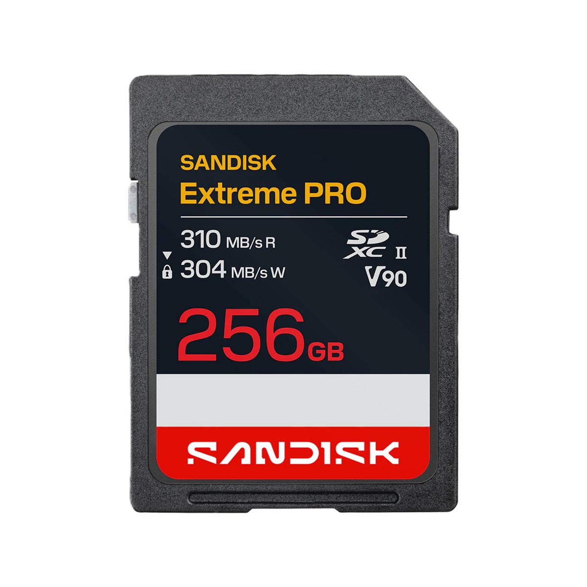 SanDisk 256 GB SDXC Extreme PRO UHS-II V90 Speicherkarte 310MB/s