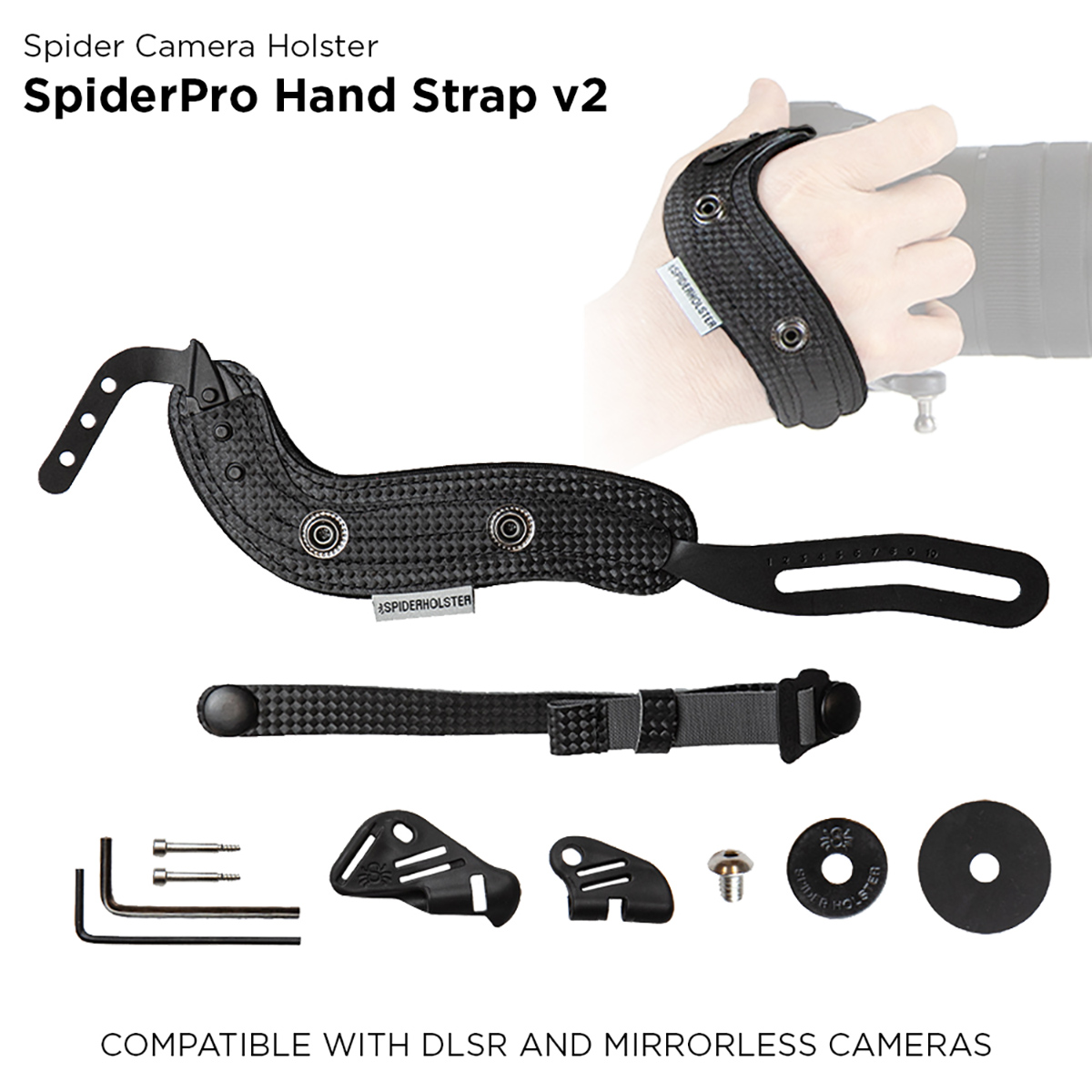 Spider Pro Handschlaufe V2 Graphite
