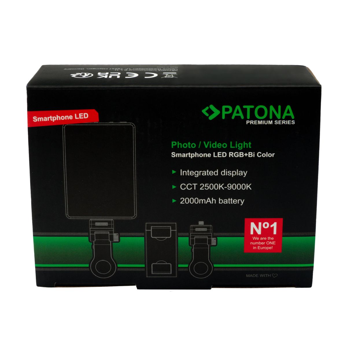 PATONA Premium Smartphone RGB/Bi Color Licht