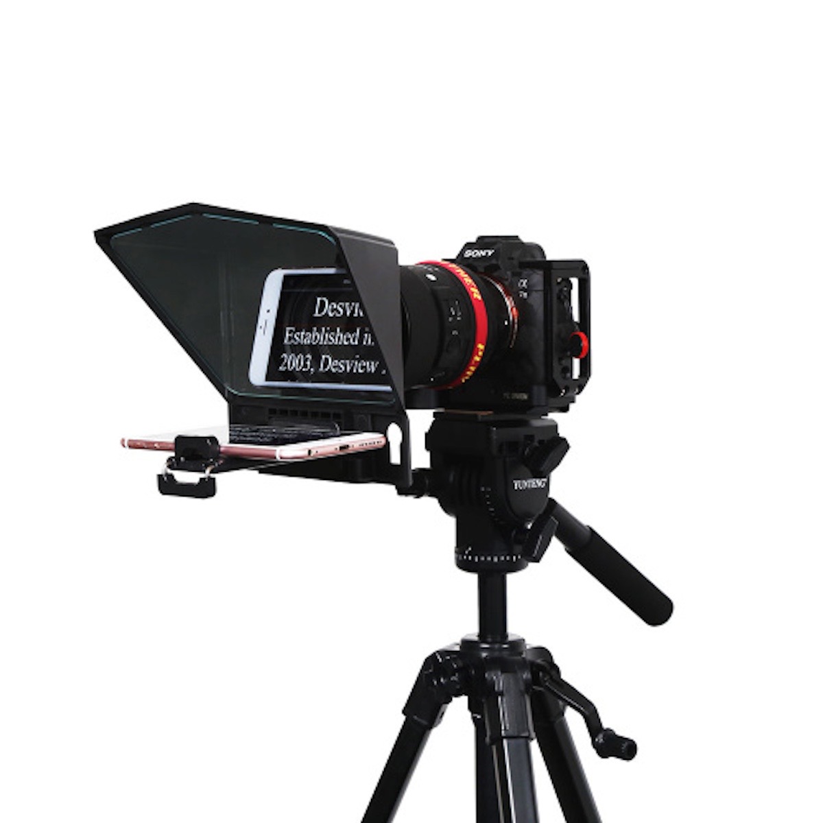 Desview T2 - Teleprompter f. smartphone/tablet