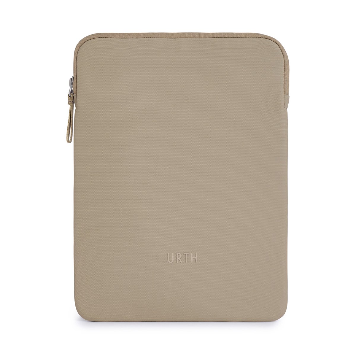 Urth Naos 13/14" Laptoptasche (Beige) - Beige URTH Laptophülle, Frontansicht.