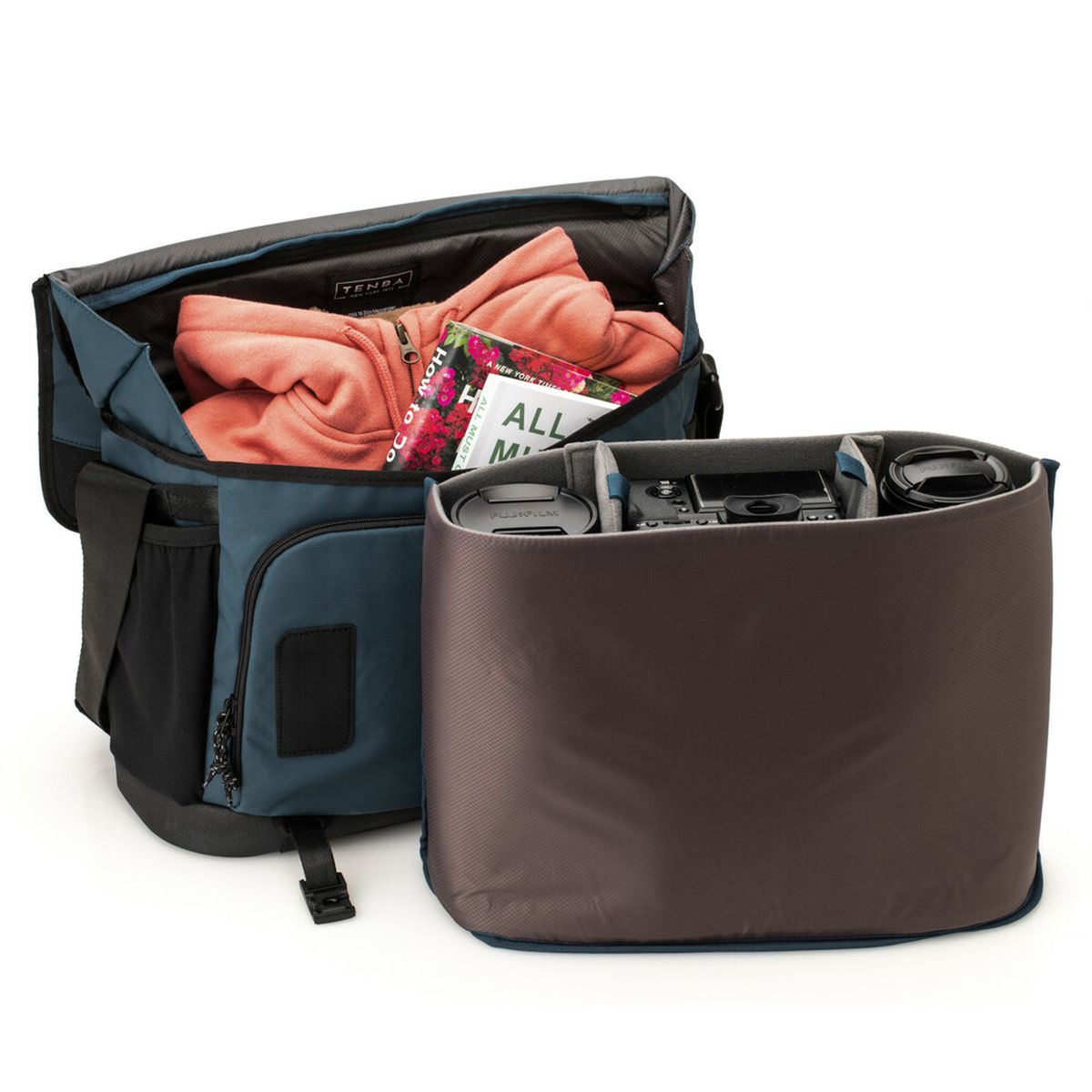 Tenba DNA 16 Slim Messanger Tasche Blau