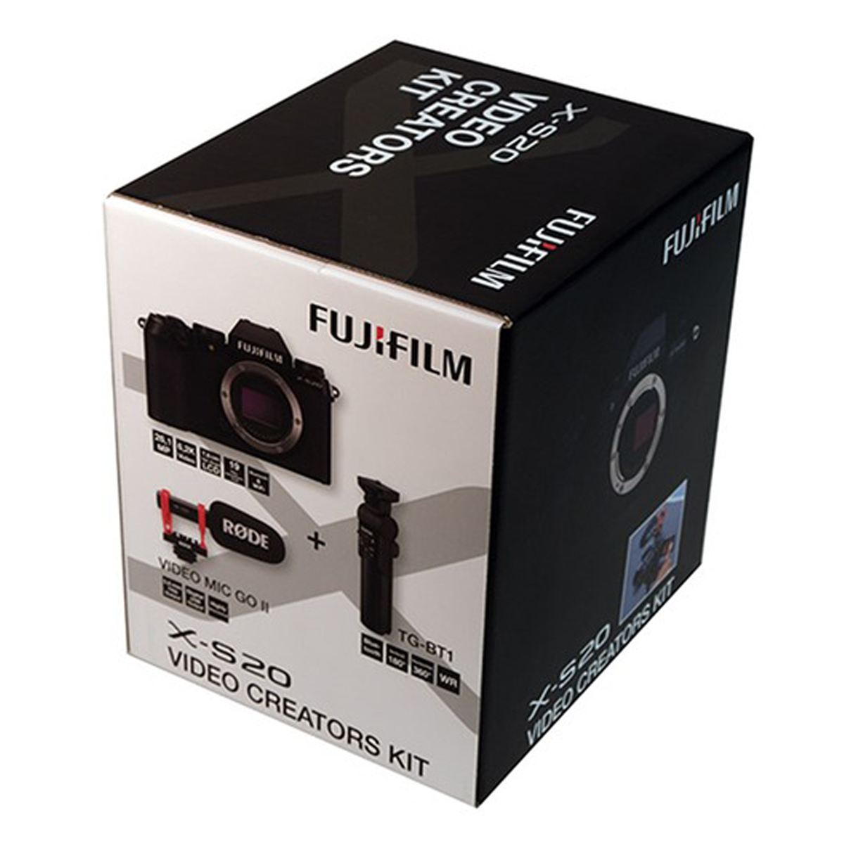 Fujifilm X-20 + 15-45mm XC Vlogger Set Kamera, Mikrofon und Tripod