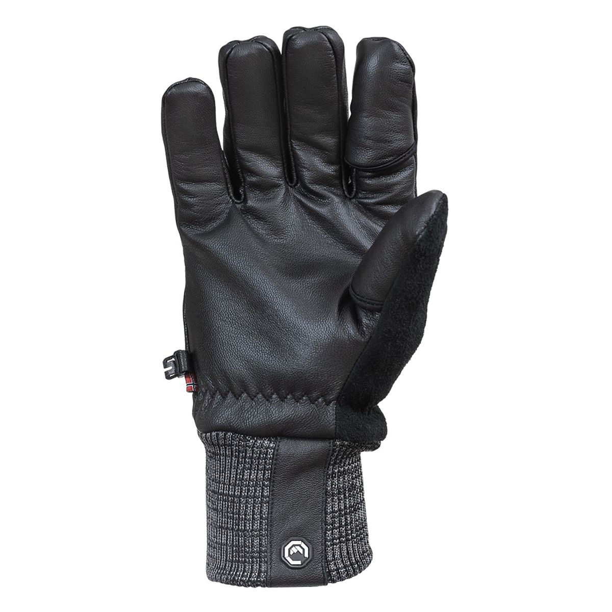 Vallerret Hatchet Leather Glove Black, Leder-Fotohandschuhe M Schwarz