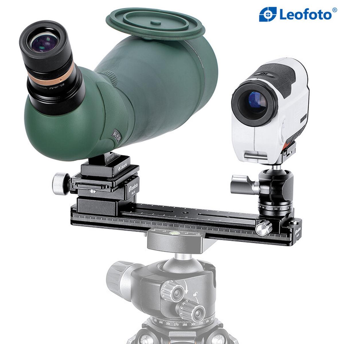 Leofoto FDM-02 Dualhalterung für Spektiv und Entfernungsmesser Leofoto FDM-02 Dualhalterung für Spektiv und Entfernungsmesser