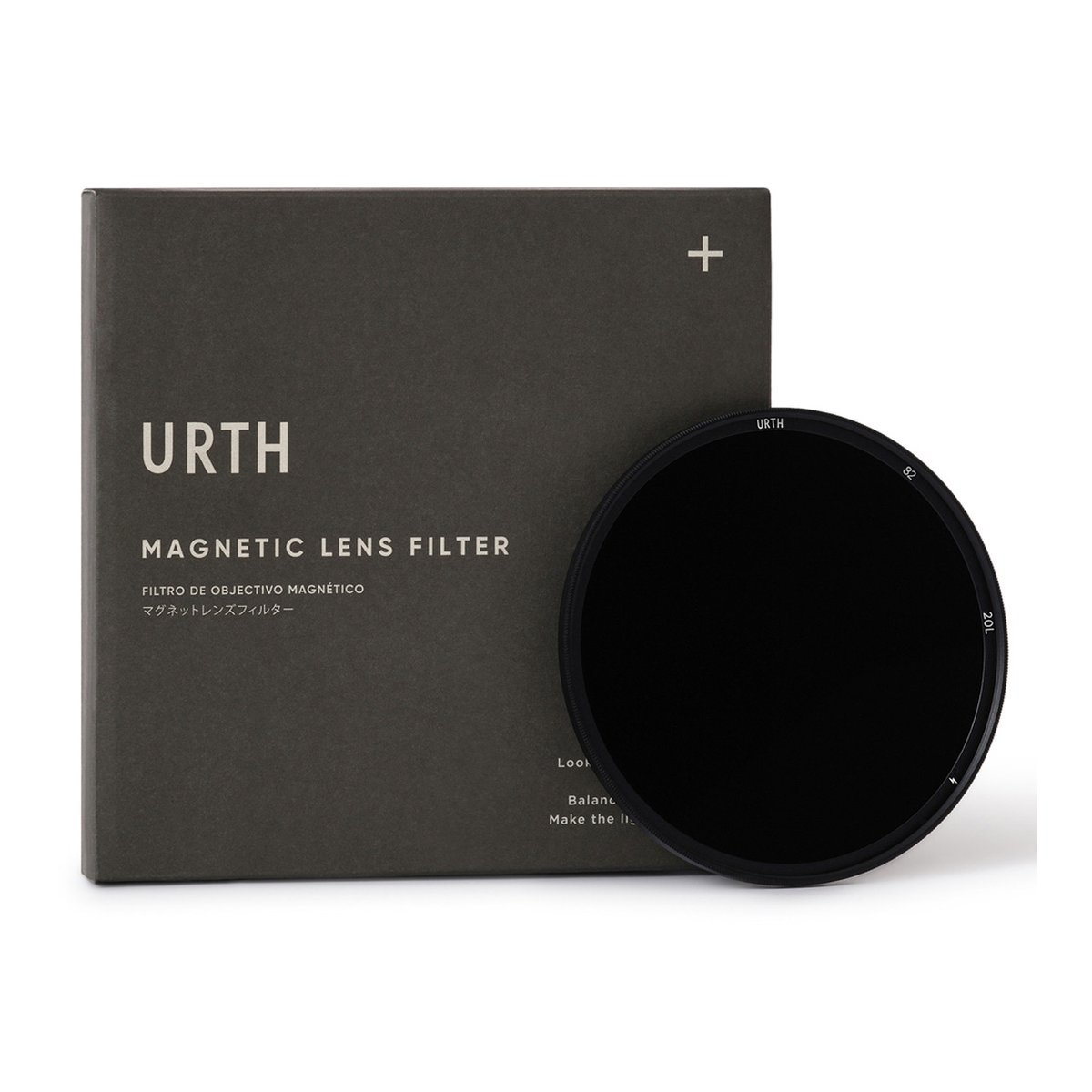 Urth 82mm Magnetic ND1000 (Plus+) - Lieferumfang: Urth Magnetfilter und Verpackung.